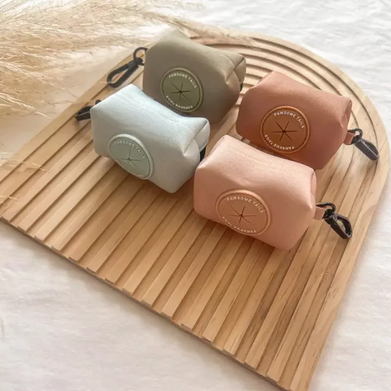Pawsome Neoprene Poop Bag Holder Caramel