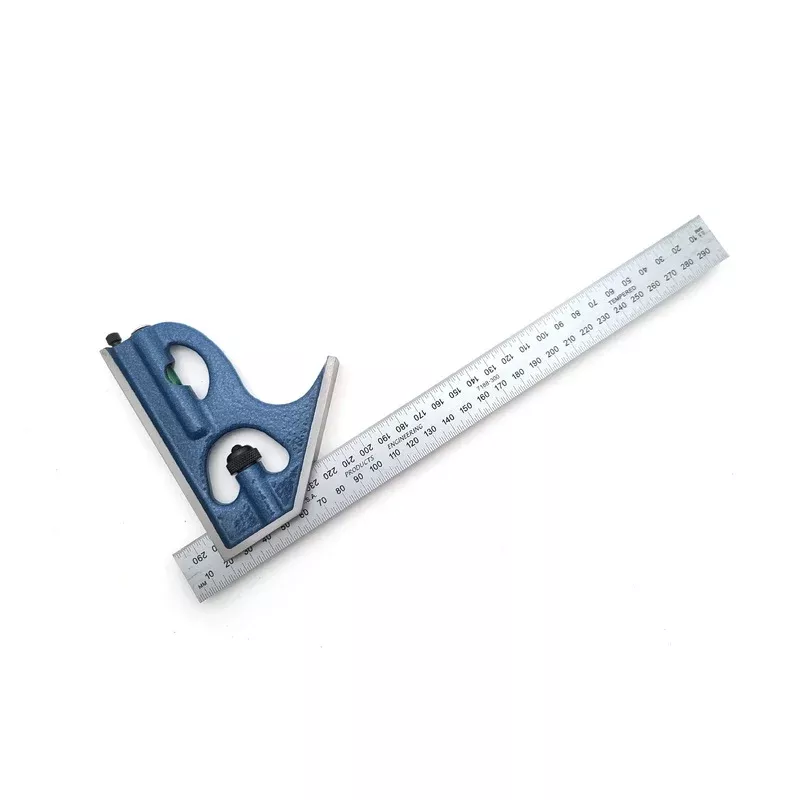 PEC Tools 300mm Metric 2 Piece Combination Square(0.5mm & 1mm Graduations)