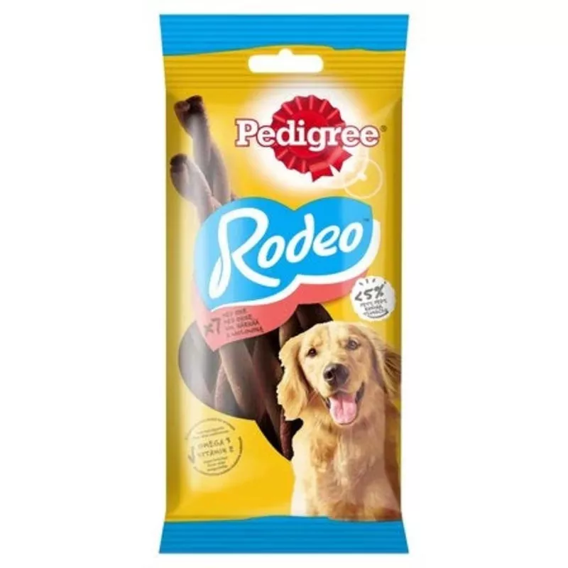Pedigree Lamb Rodeo Dog Treats – x7 Pack 123G