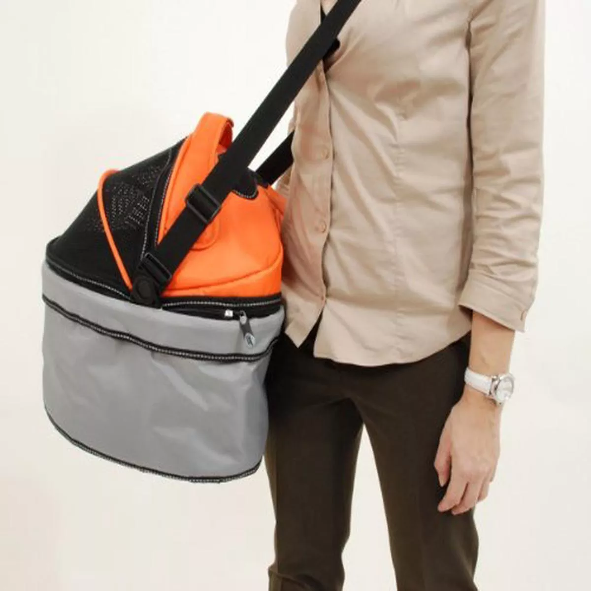 Petego Pod iLove Pet Carrier, Orange and Silver – Default Title