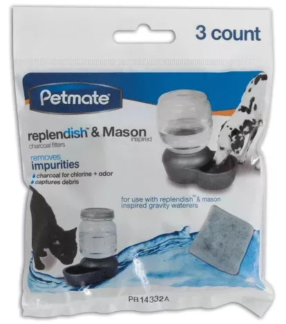 Petmate, Replendish Replacement Water Filter, 3 Pack