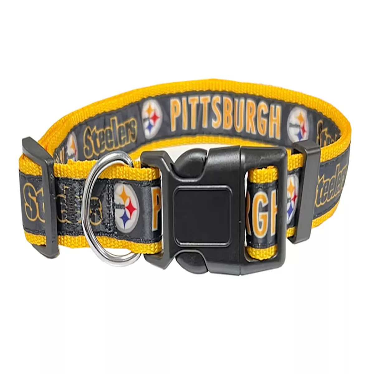 Pets First Pittsburgh Steelers Satin Collar