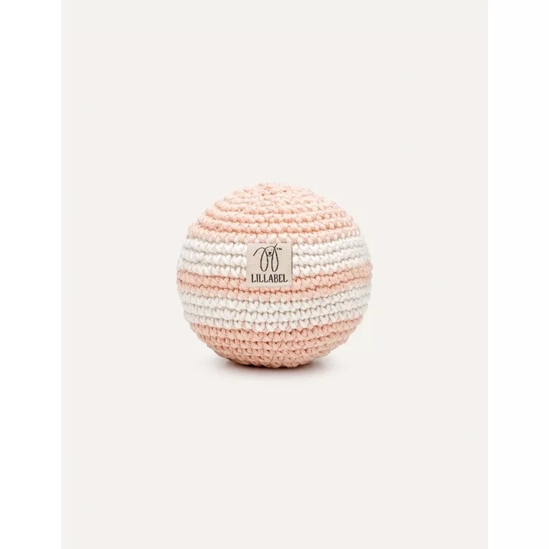 Pika dla psa z baweny organicznej RAINBOW peach