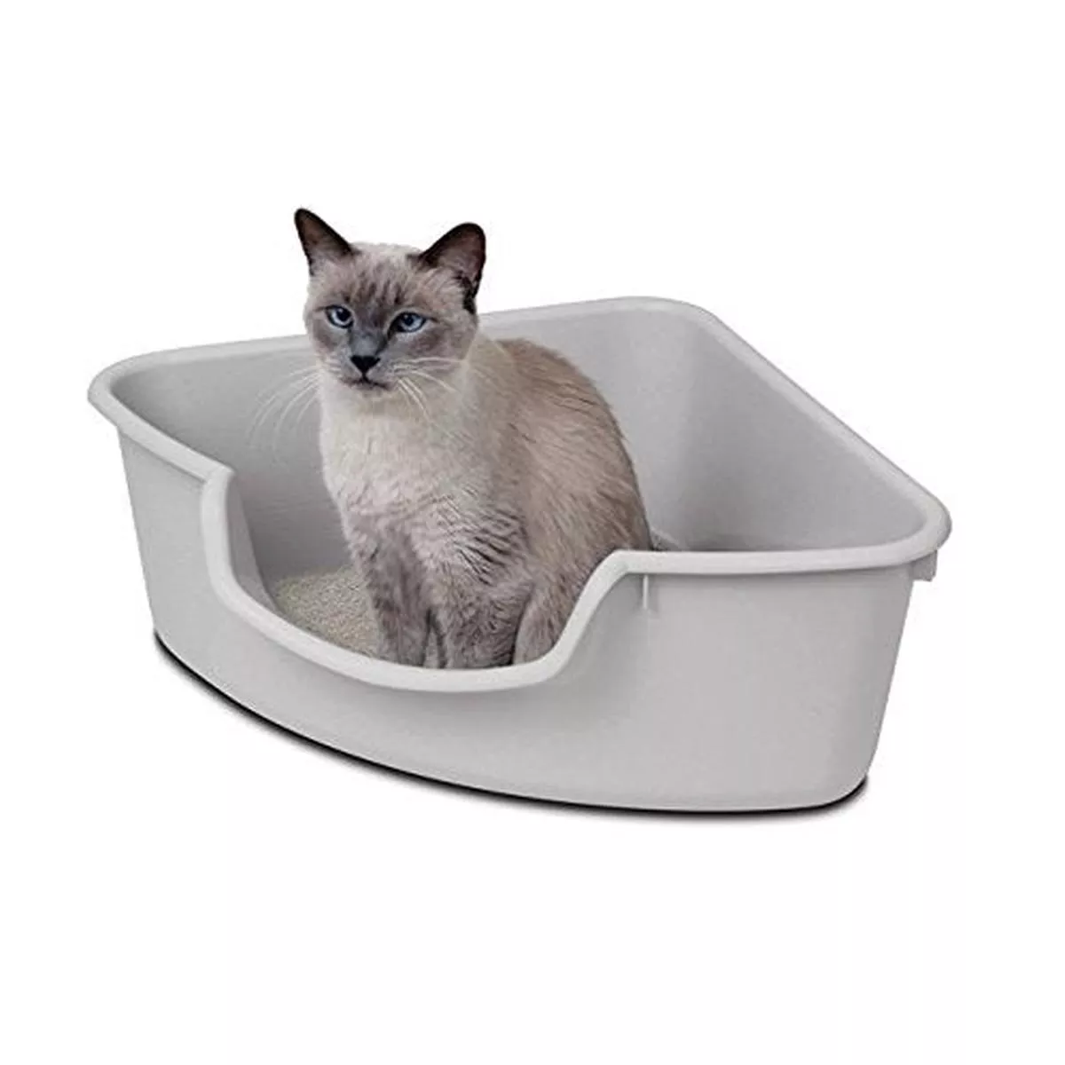 Pioneer Pet 3850 SmartCat Corner Litter Box In Gray – Default Title
