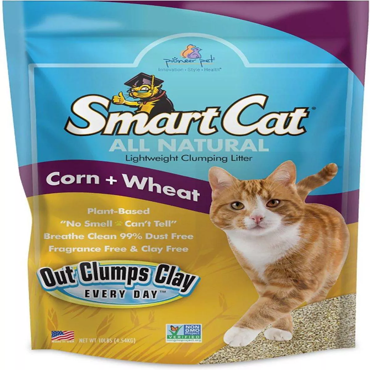 Pioneer Pet SmartCat Lightweight Corn + Wheat Clumping Cat Litter