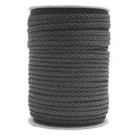Polypropylene 3/8″ Black Braid Rope