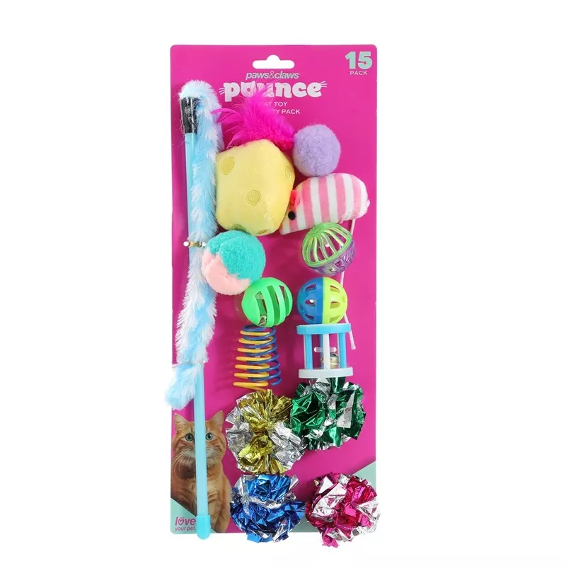 Pounce Cat Toy Variety Pack15 Pack