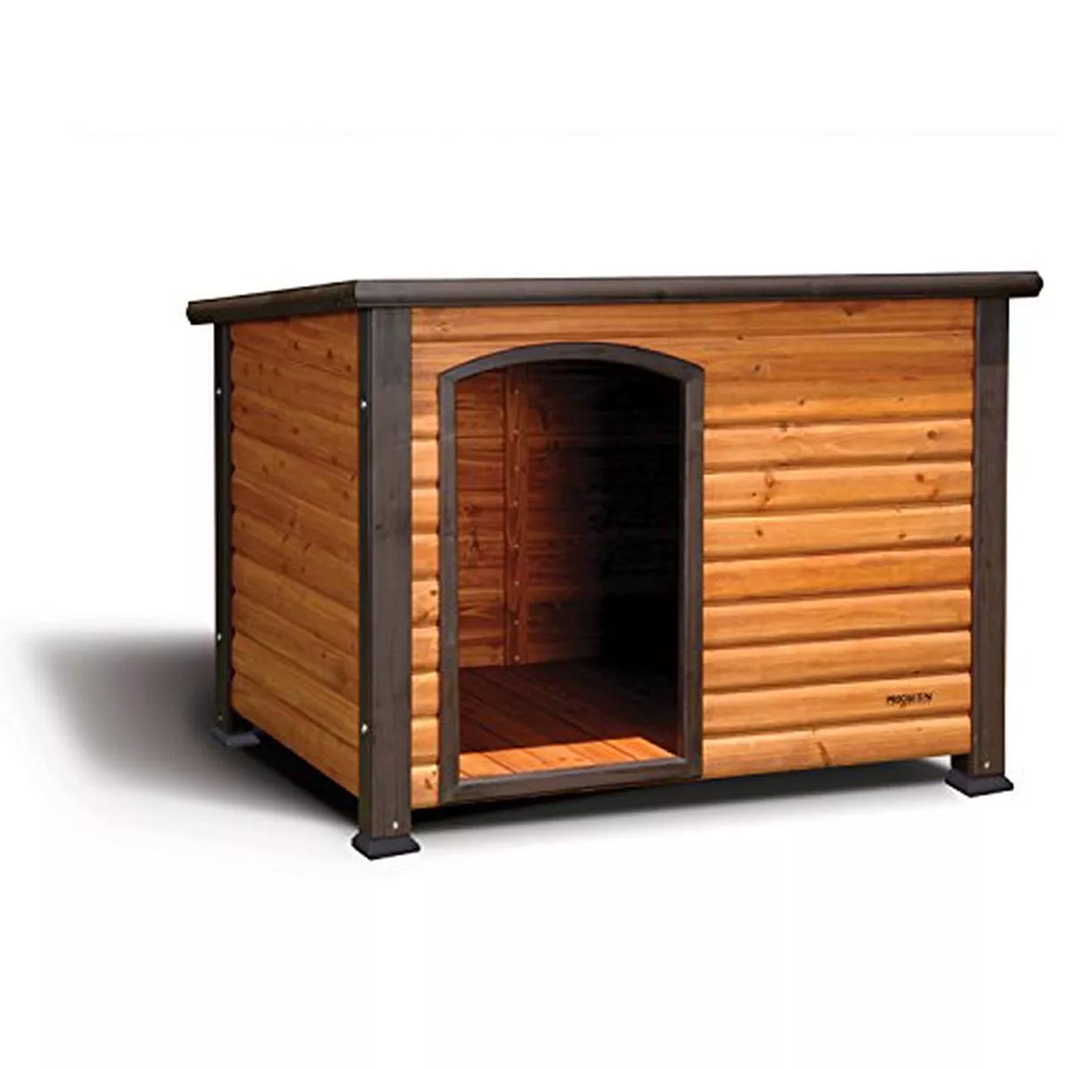 Precision Outback Log Cabin Dog House – Cedar | Extreme Medium