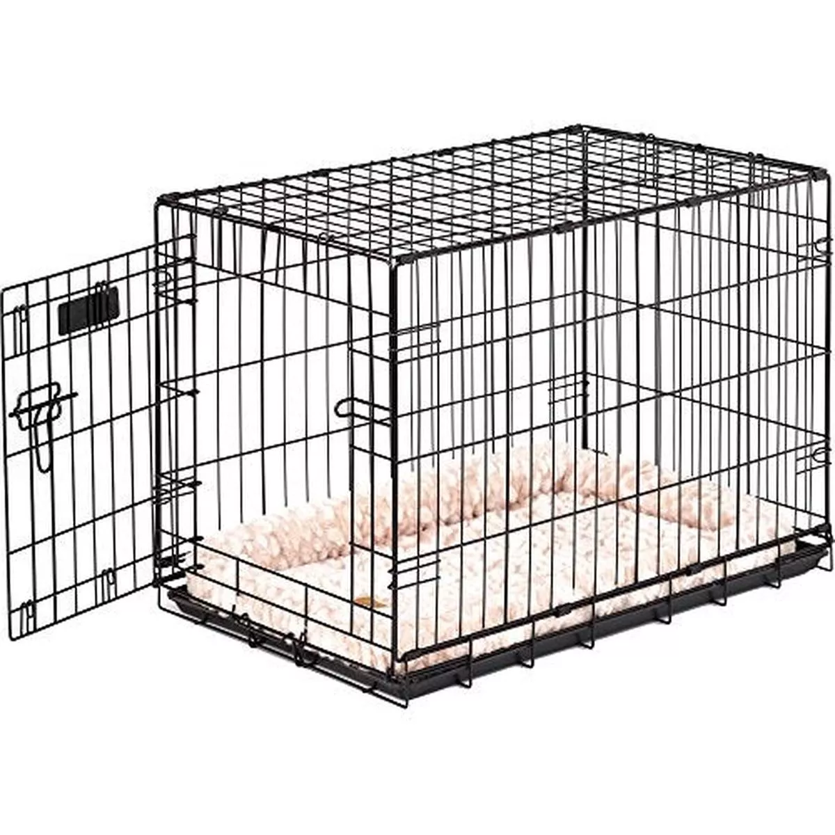 Precision Pet 7011243″ProValu, Single Door Dog Crate, Black – Default Title