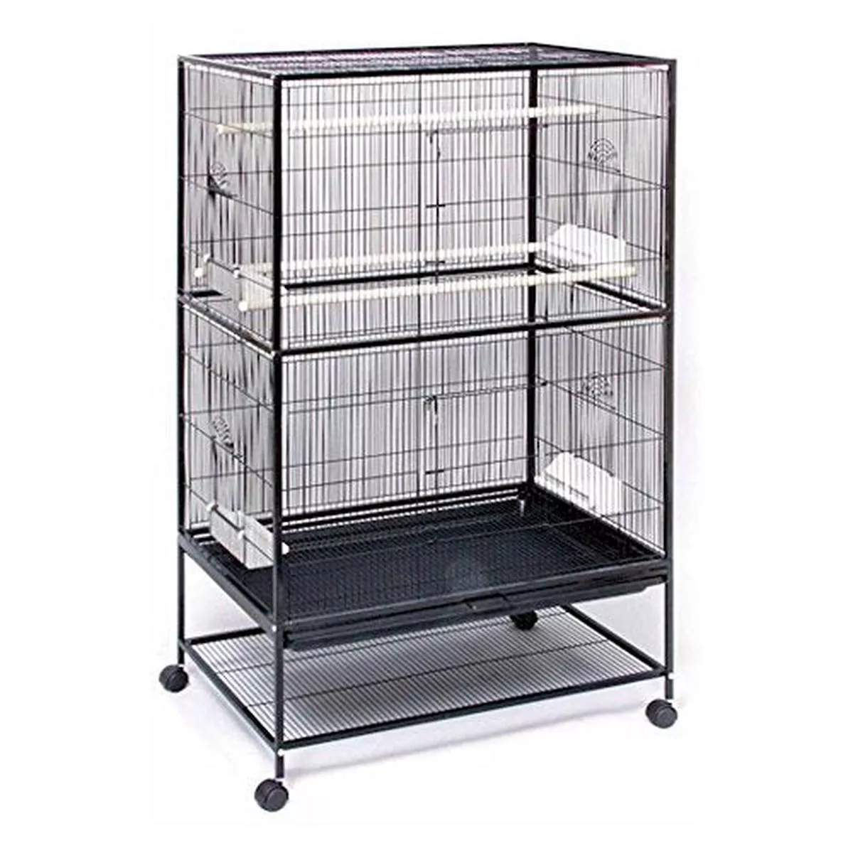 Prevue Pet F040 Wrought Iron Flight Cage With Stand Black – Default Title