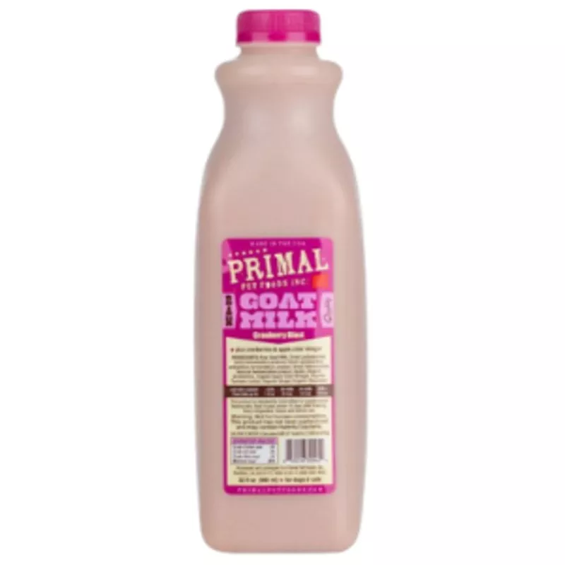 Primal Frozen Raw Goat’s Milk Cranberry Blast 32 oz