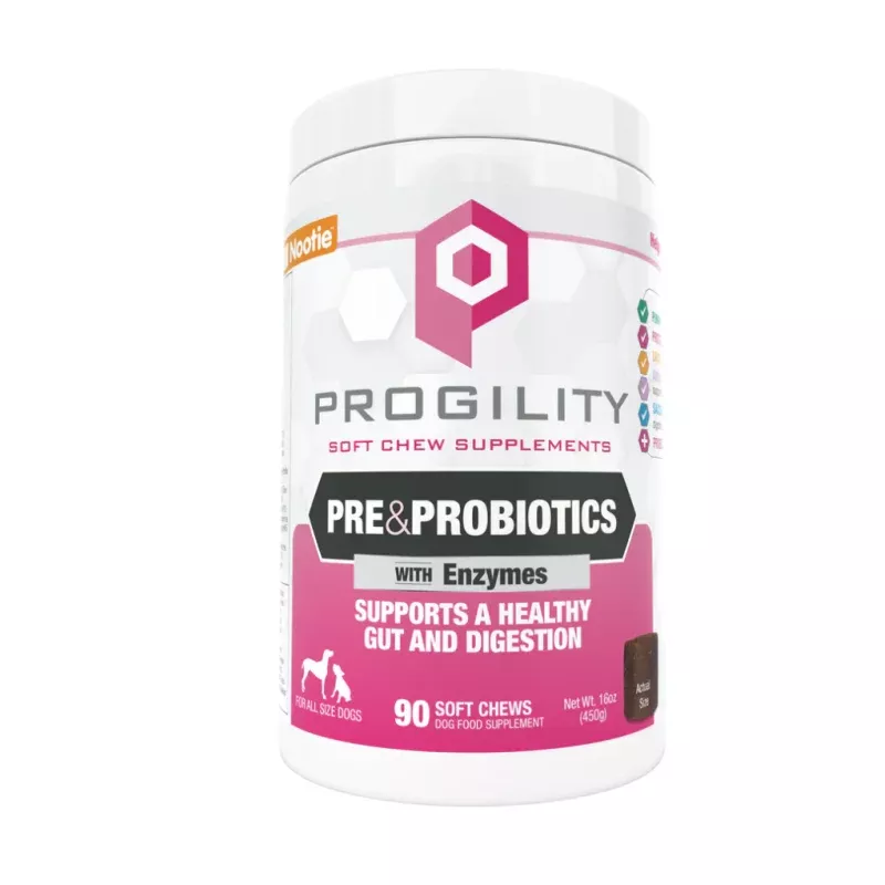 PROGILITY PRE & PROBIOTICS SOFT CHEW SUPPLEMENT FOR DOGS