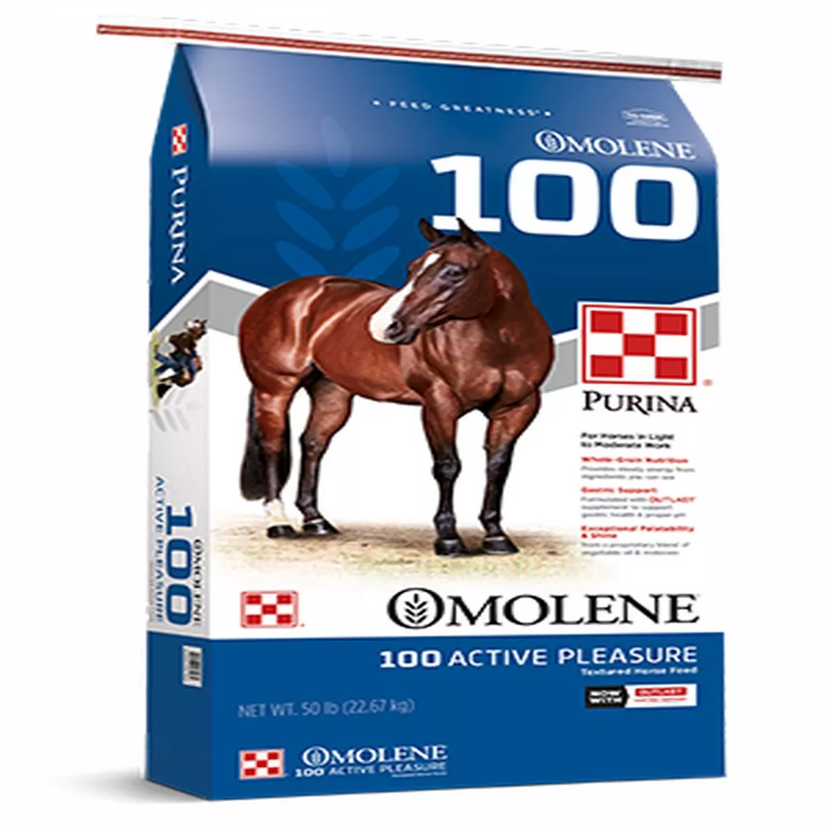 Purina Omolene #100 Active Pleasure Horse Feed