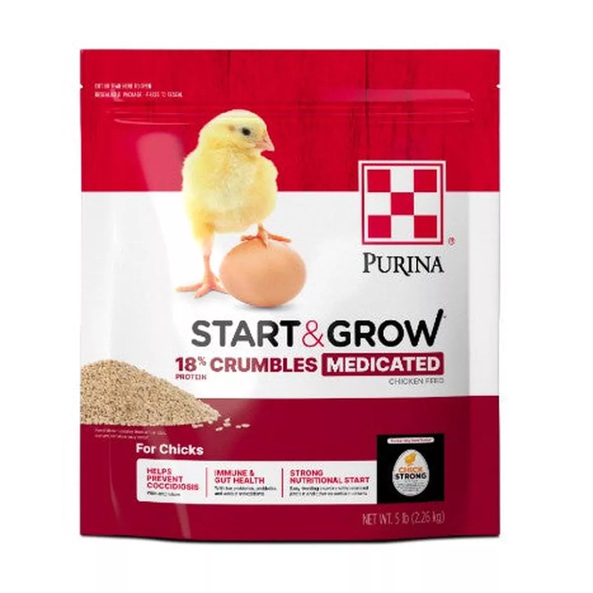 Purina Start & Grow Medicated Chick Feed