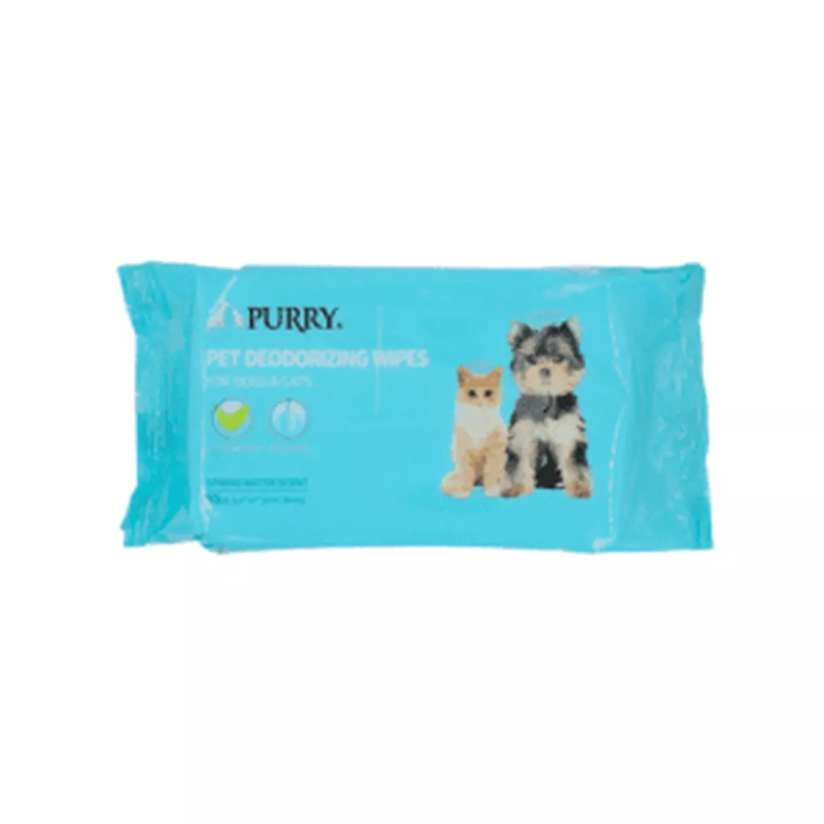 Purry Pet Wipes With Spring Water Scent