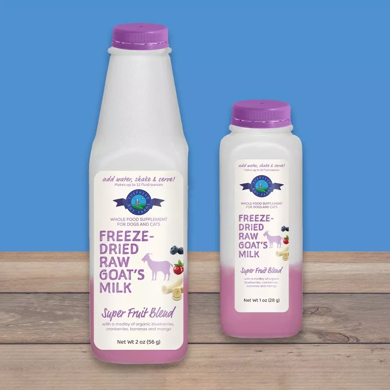 Raw Freeze Dried Goat Milk – Super Fruit Blend