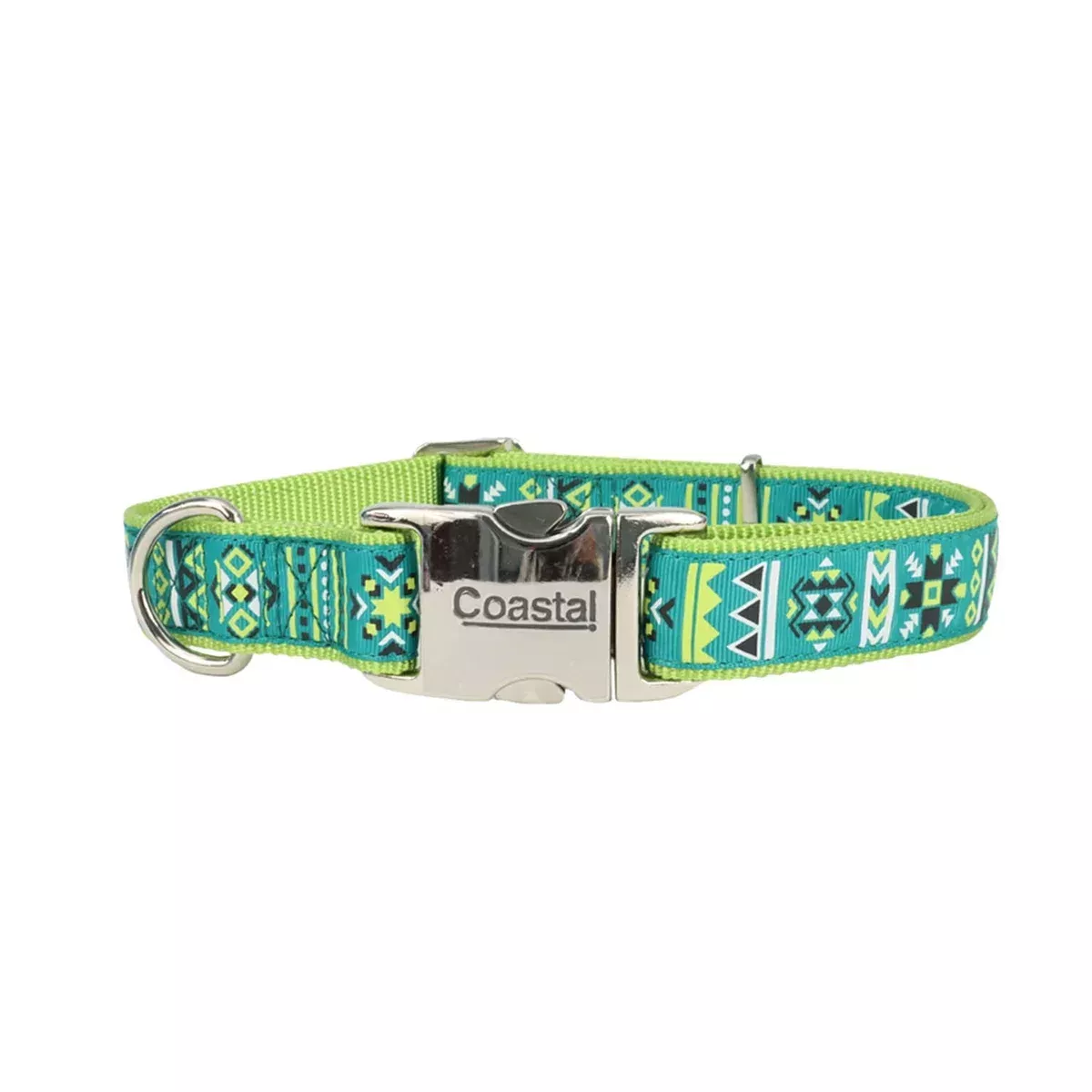 Ribbon Adjustable Dog Collar with Metal Buckle