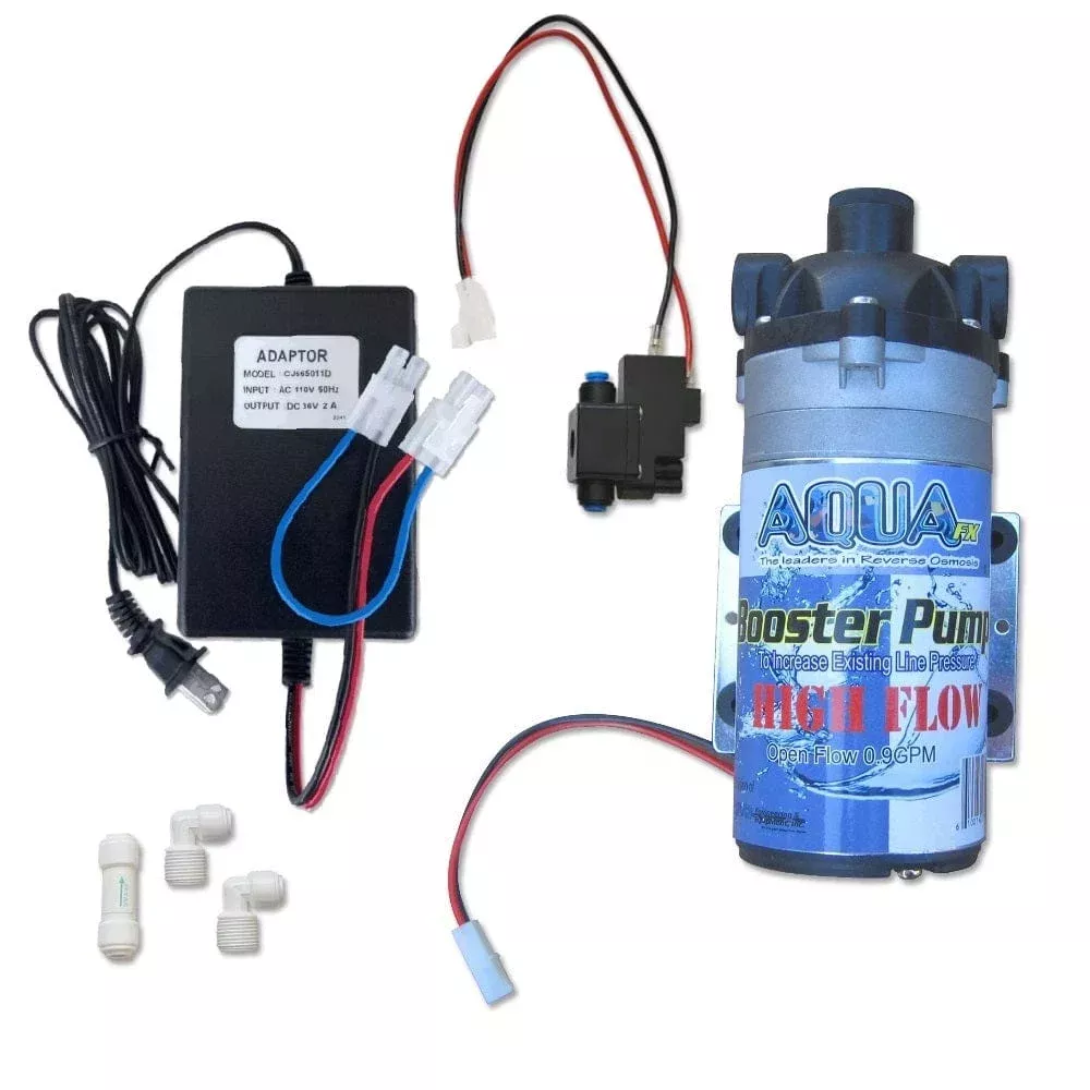 RO Booster Pump Kit – High Flow (300 GPD) – High Flow Kit – AquaFX