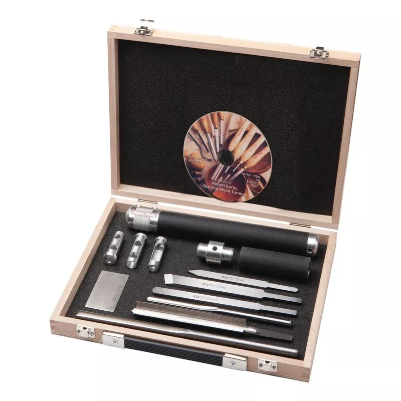 Robert Sorby Sovereign 6 Piece Turning Tool Set (SOV-67DBS)