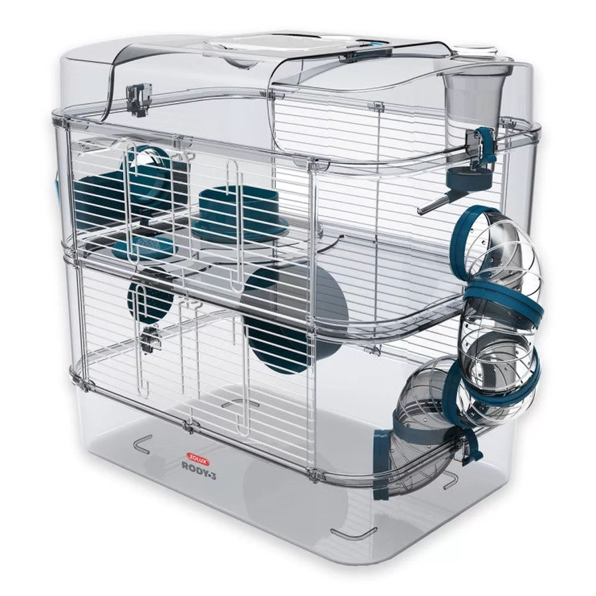 Rody 3 Duo Rodent Cage, Blue