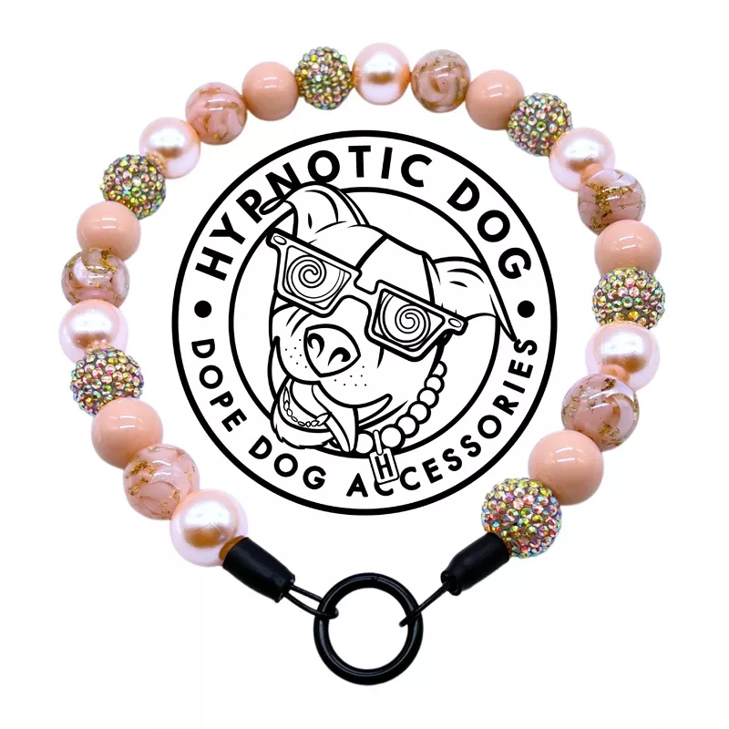 Rose Gold Champagne Bead Collar