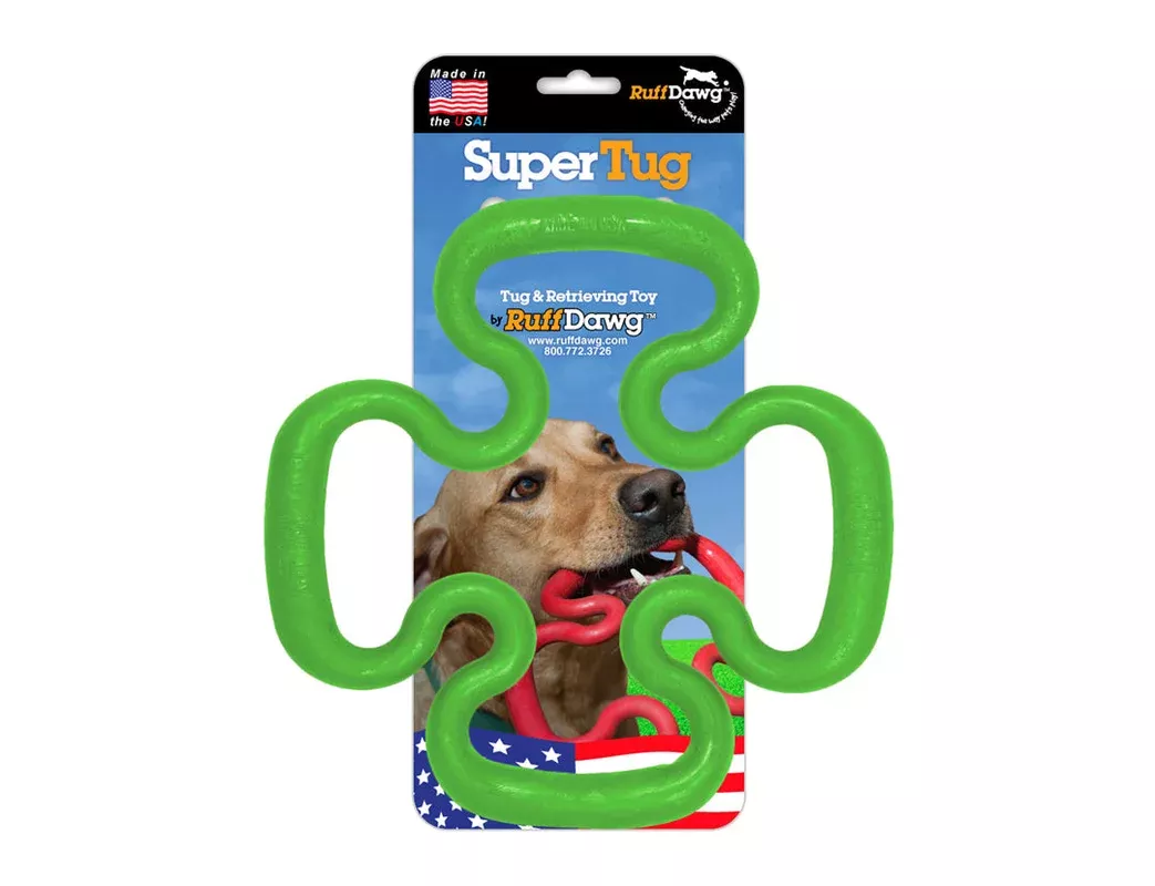 Ruff Dawg Super Tug Rubber Retrieving Toy