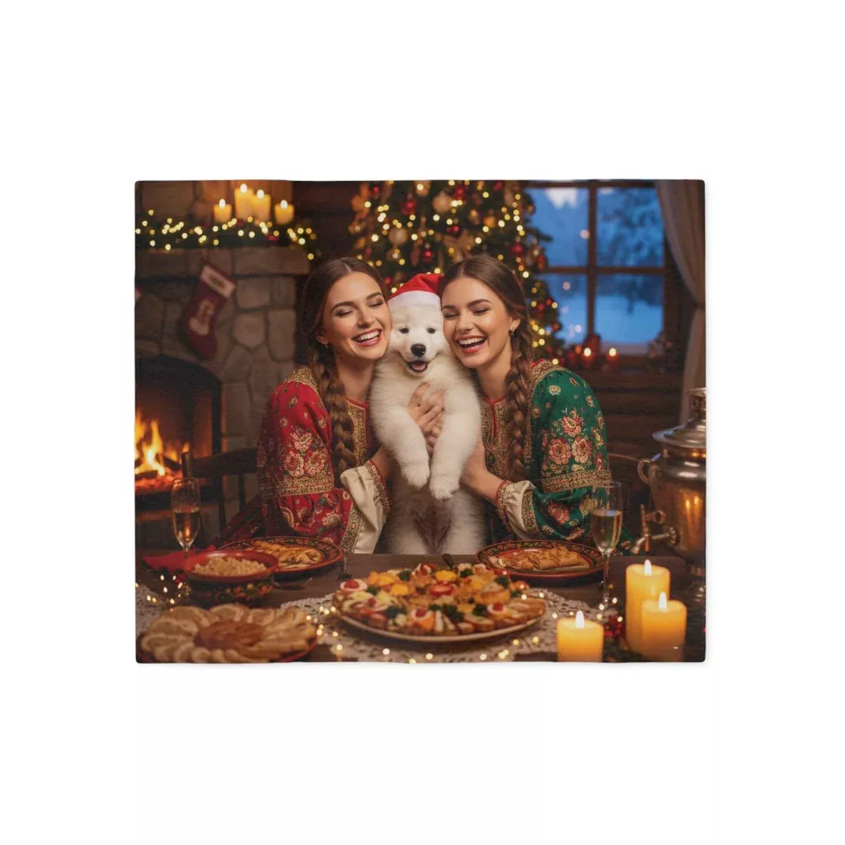 Russian Holiday Feast Blanket