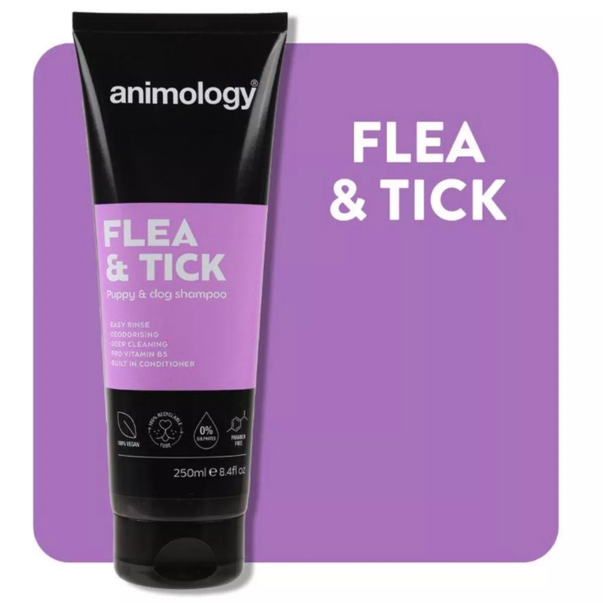 Saitrayaa Animology Flea and Tick Puppy and Dog Shampoo 250ml