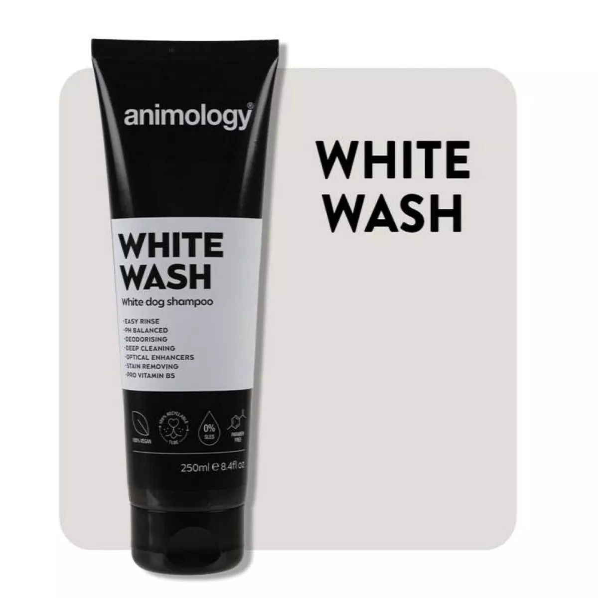 Saitrayaa Animology White Wash Shampoo for Dogs 250ml