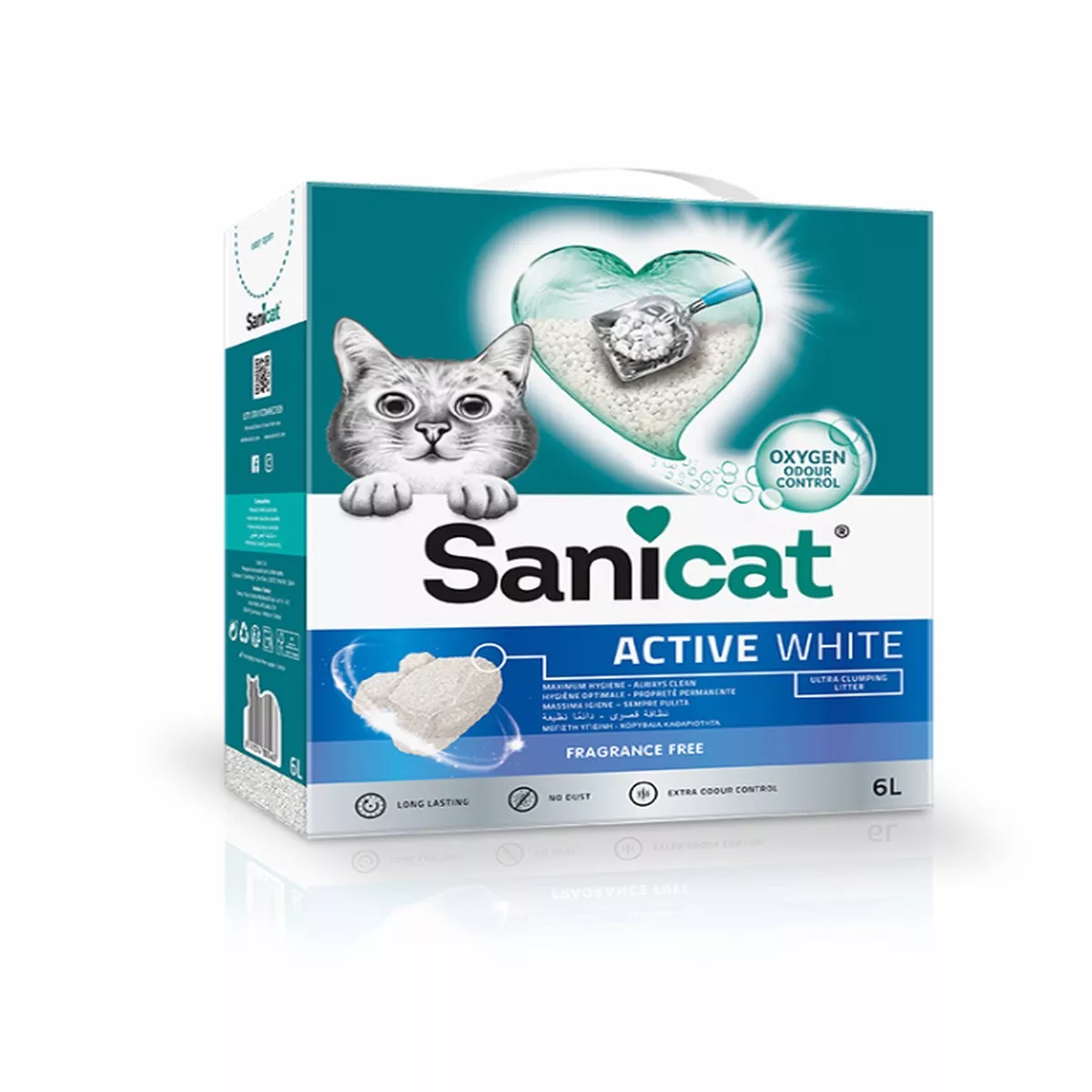 SaniCat Active White Unscented 6 L