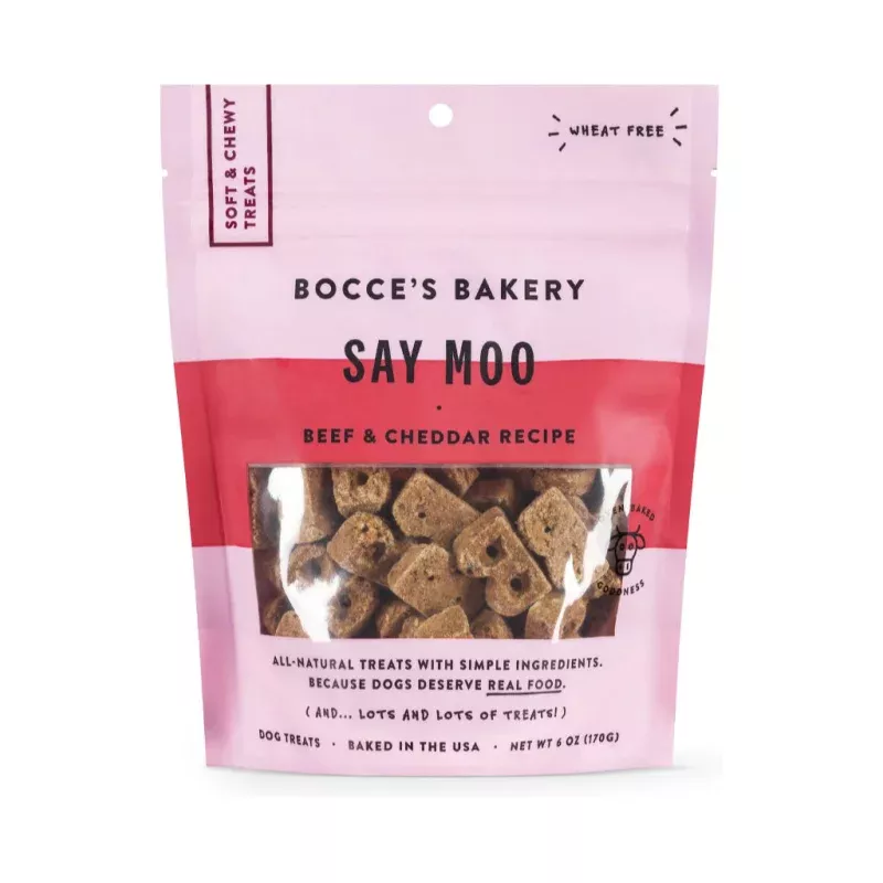 *Say Moo Beef & Cheddar Soft & Chewy Treats 6oz