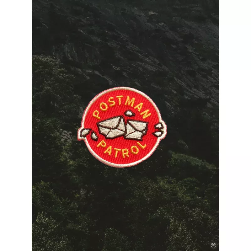 Scout's Honour - Postman Patrol iron-on patch for dogs