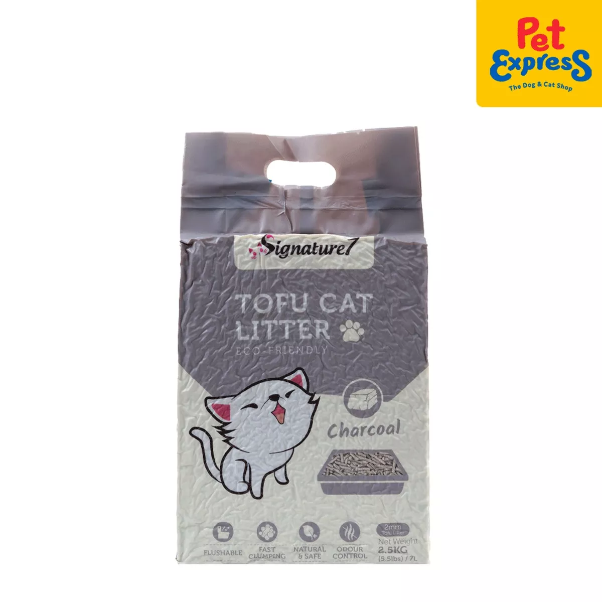 Signature 7 Tofu Charcoal Cat Litter 7L