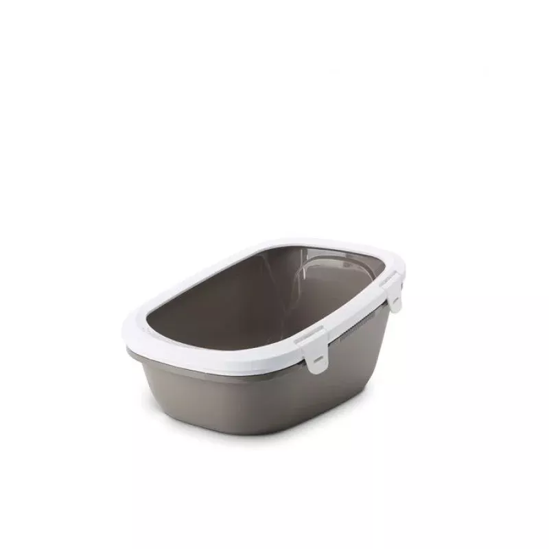 Simba Sift Cat Litter Tray with Sieve Litter Box Grey