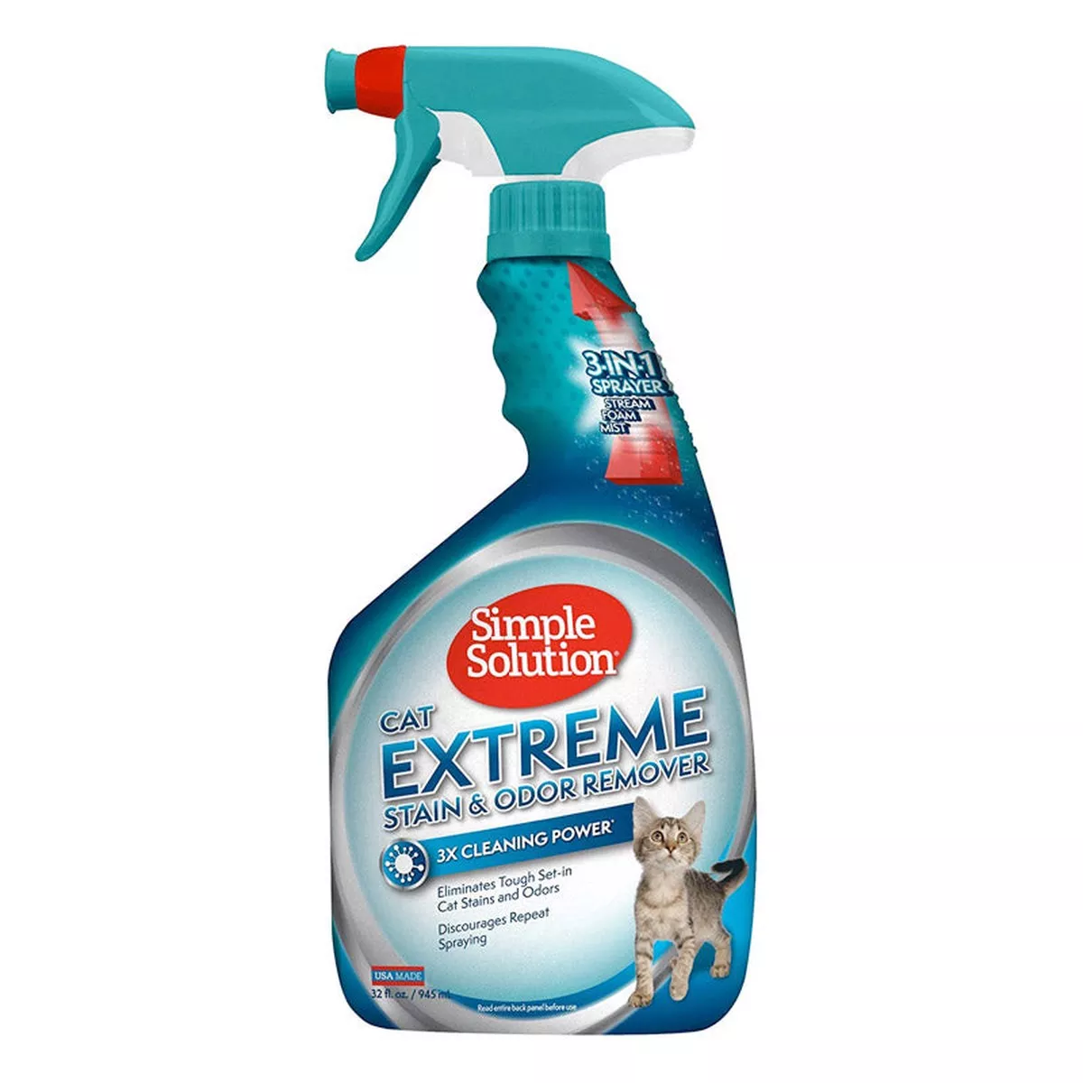 Simple Solution Extreme Cat Stain Odor Remover 32 OZ