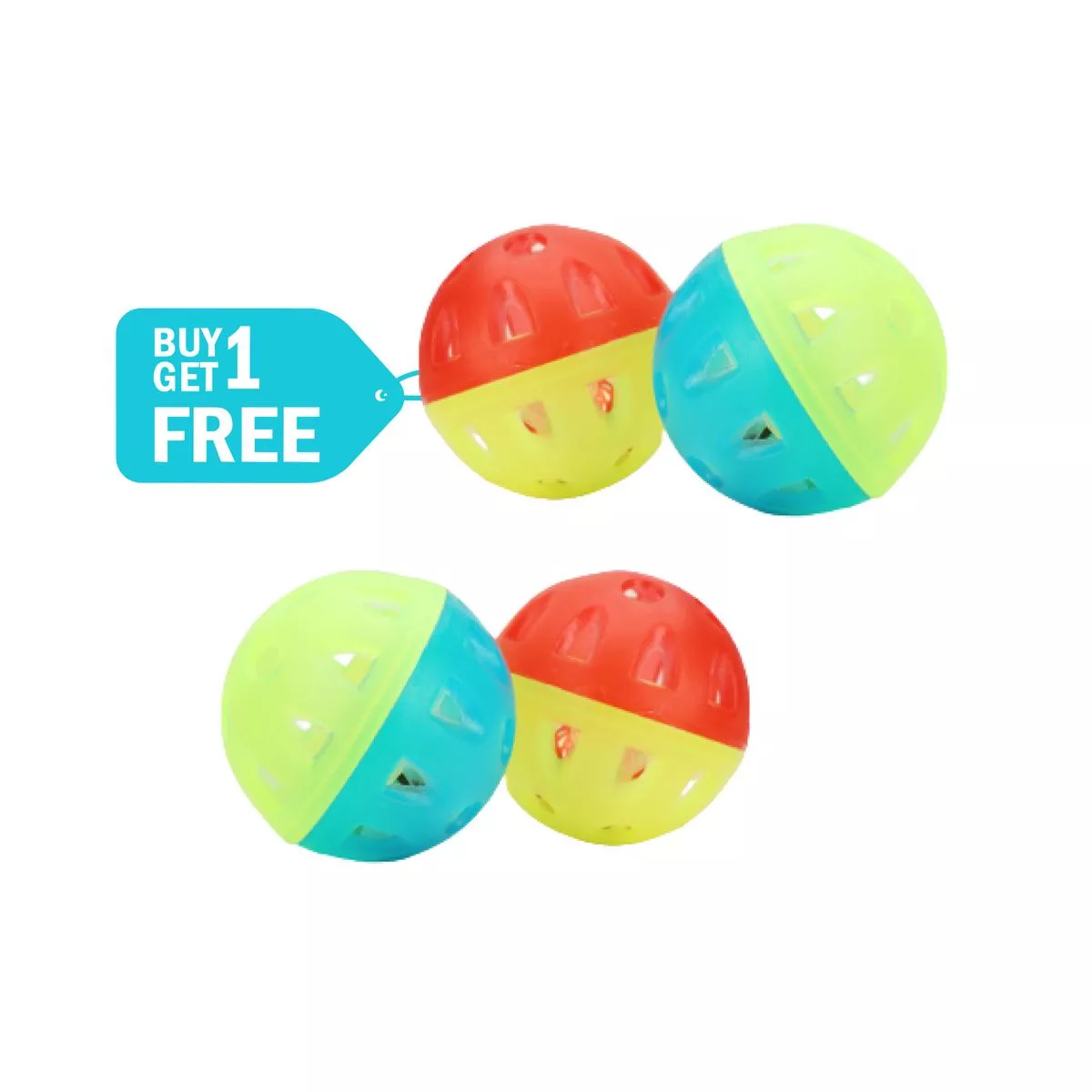 Skatrs Bell Round Toy for Cats (Buy 1 Get 1)