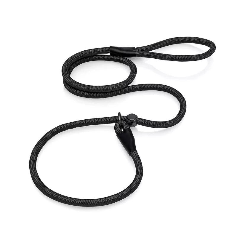Slip Lead Dog Leash 6FT Version 2 Black