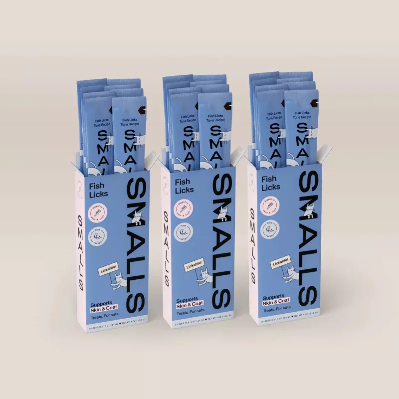 Smalls Lickable Treat for Cats – Tuna 8 Pack