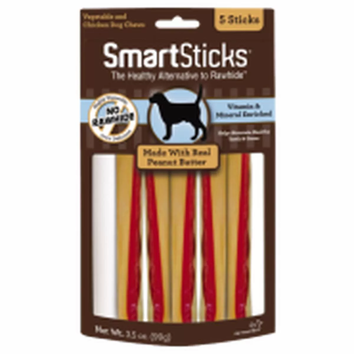 SmartBones SmartSticks Peanut Butter Dog Treats