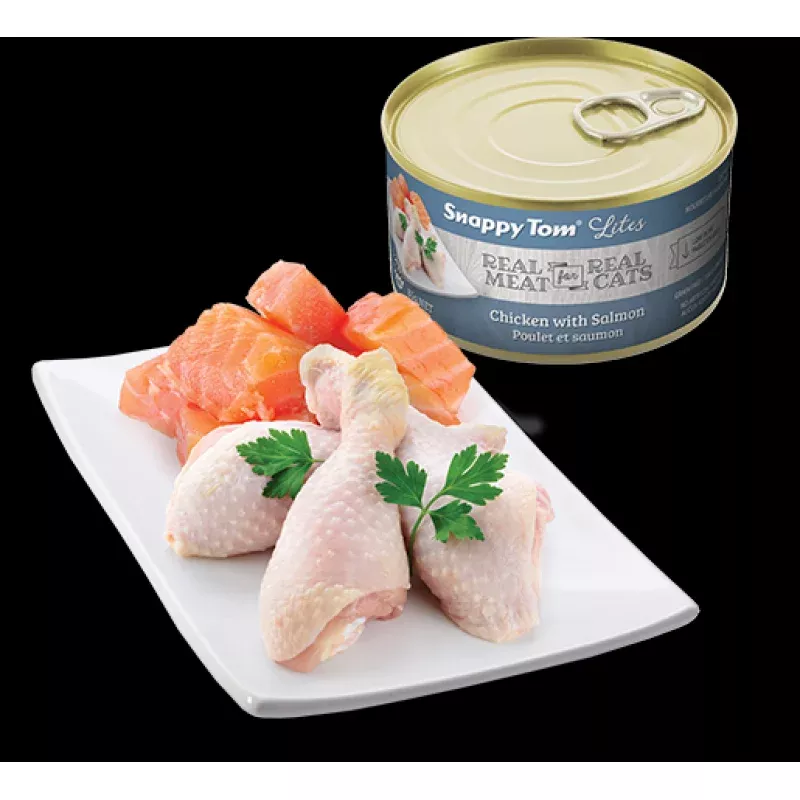 Snappy Tom - Lites Chicken with Salmon Cat Food