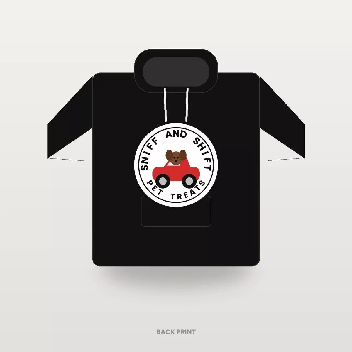 Sniff and Shift Circle-Logo Hoodie