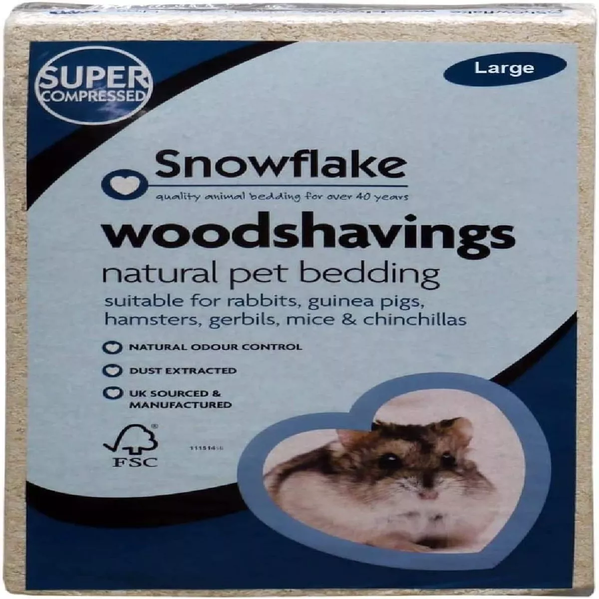 Snowflake Large Woodshavings 3kg