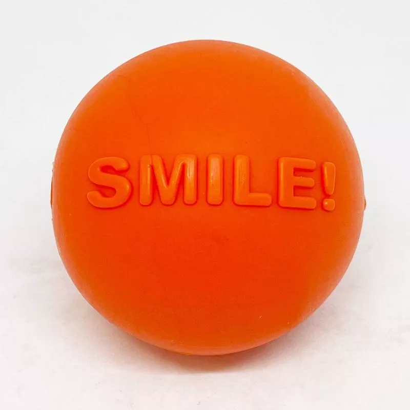 SodaPup – Smile Ball Durable Synthetic Rubber Chew & Retrievning Ball