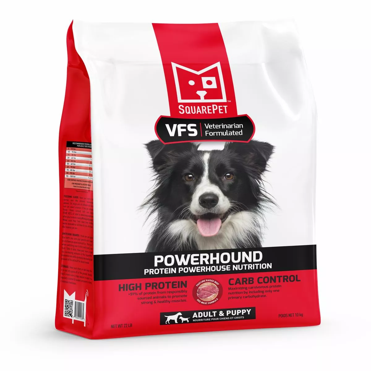 SquarePet VFS POWERHOUND Red Meat for Dogs