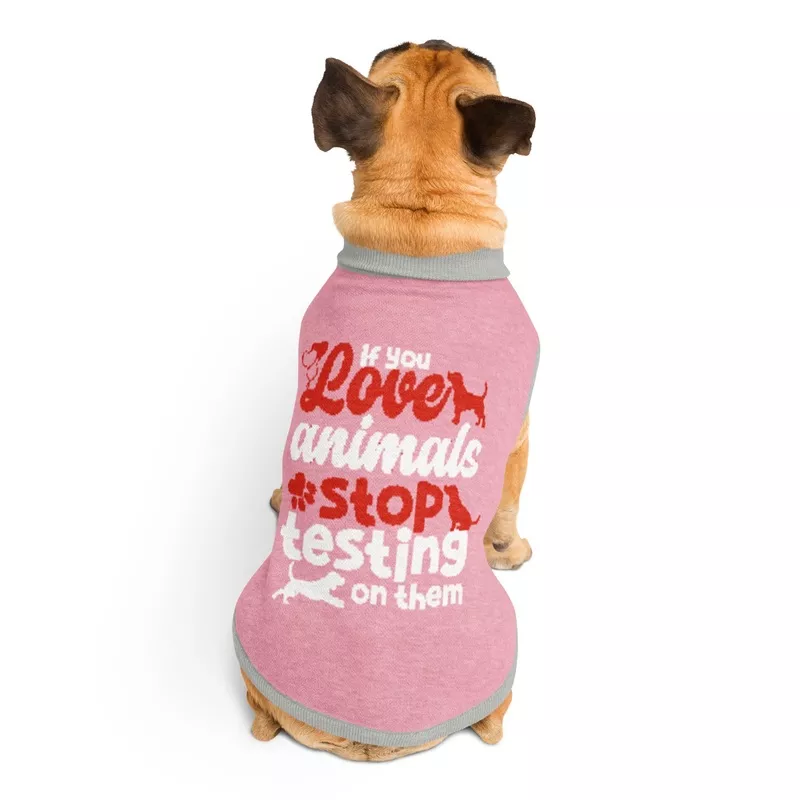 Stop Testing on Them | Knitted Animal Sweater