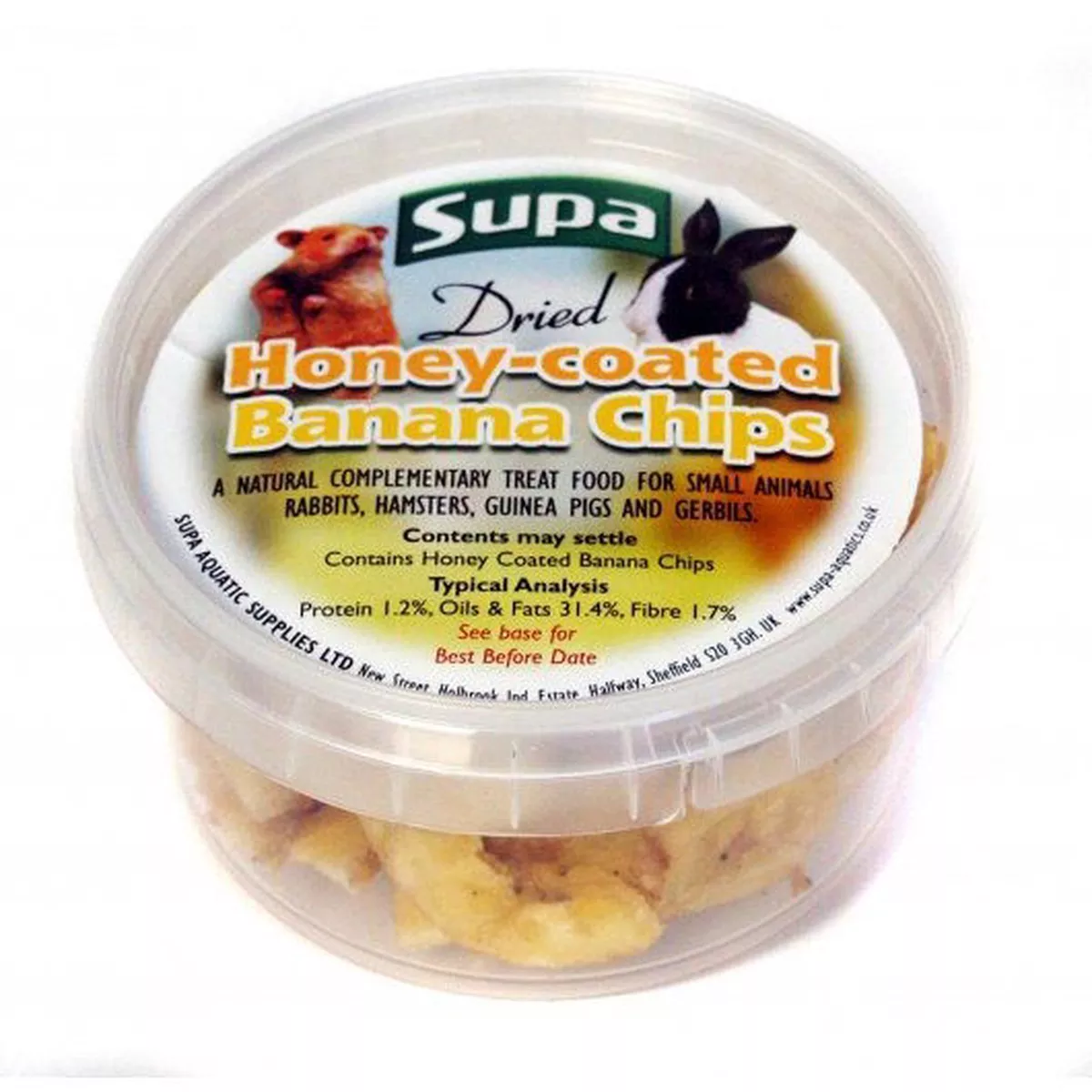 Supa Small Animal Treats Banana Chips 225ml
