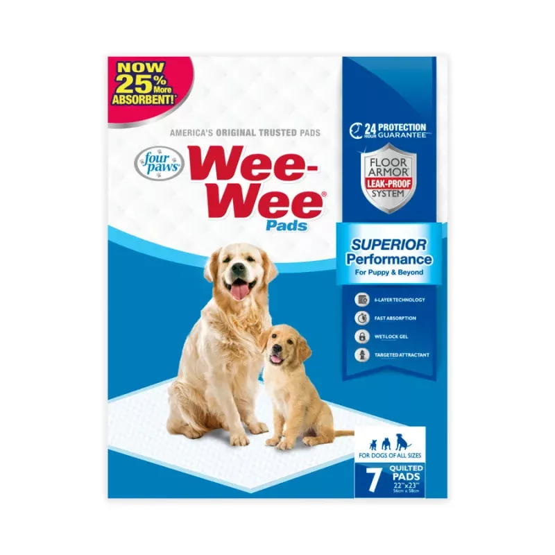Superior Performance Dog Pee Pads, 7ct