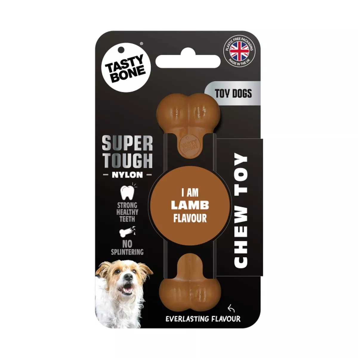 TastyBone Nylon Toy Dog, Lamb Flavor