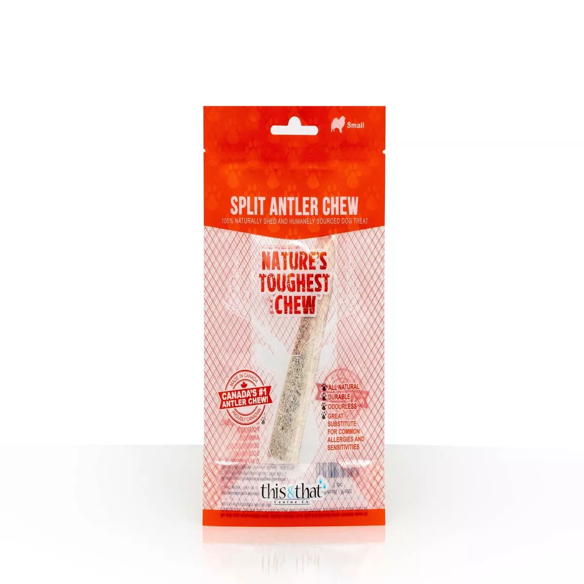 This & That Nature’s Toughest Split Antler Chew Dog Treats