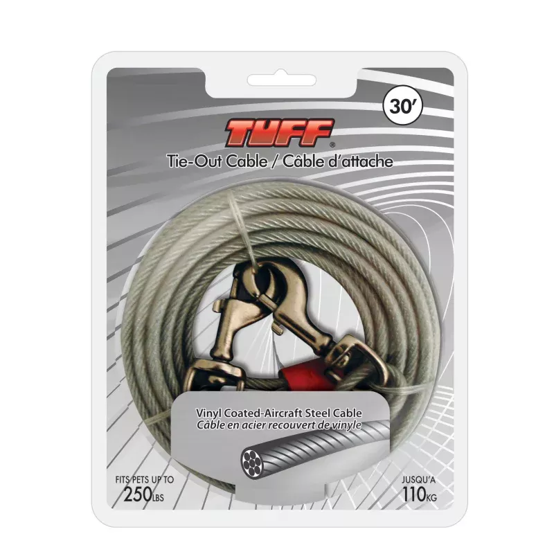 Tie Out Cable 30' Extra Heavy